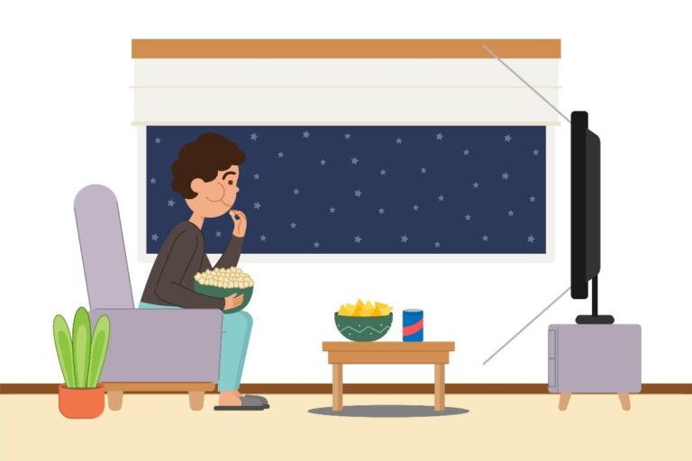 eating with distractions